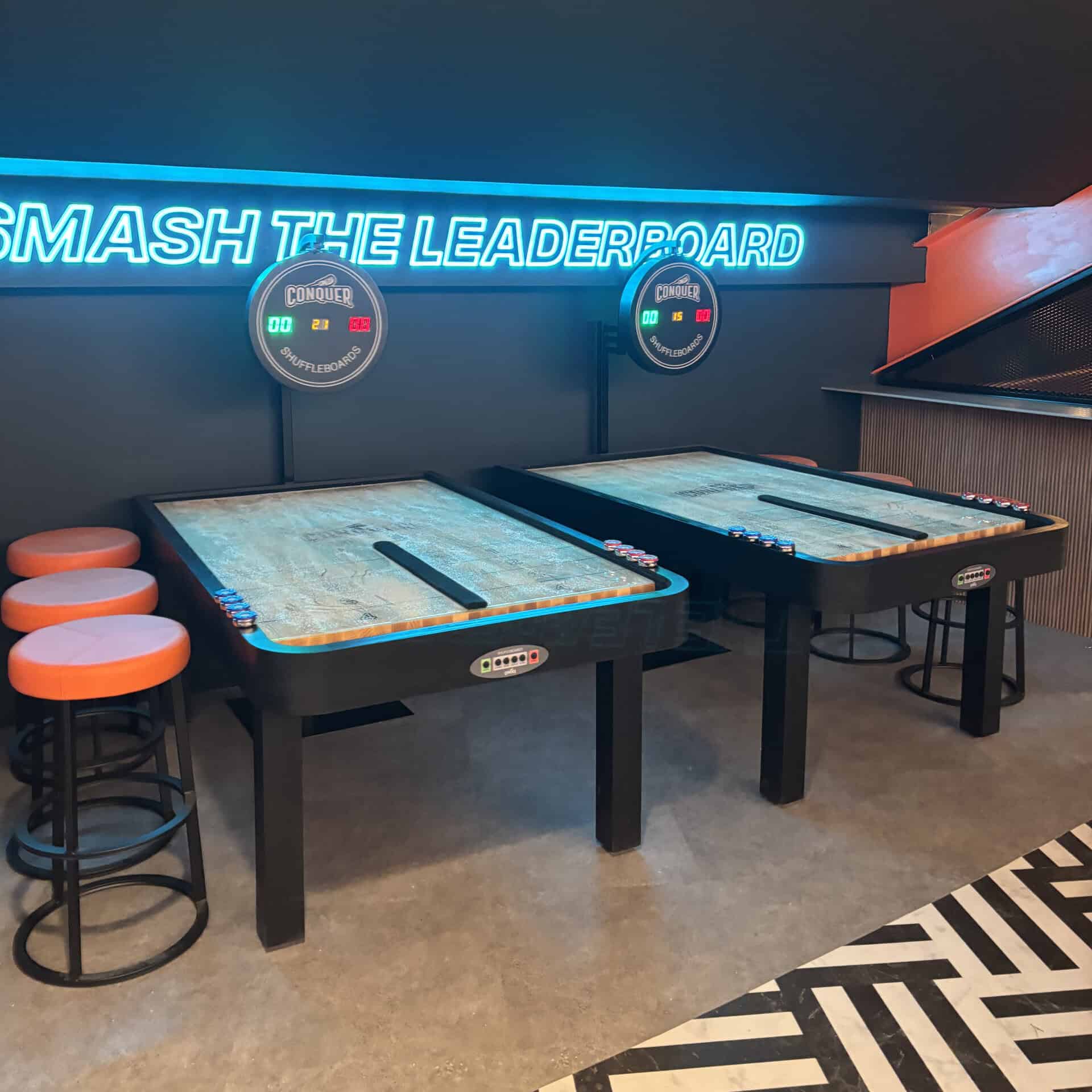 Rebound Shuffleboard Table